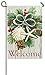 Evergreen Suede Coastal Christmas Garden Flag, 12.5 x 18 inches