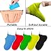 LEGELITE Reusable Silicone Waterproof Shoe Covers, No-Slip Silicone Rubber Shoe Protectors for Kids,Men and Women