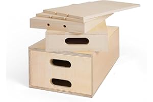 Nisorpa Photography Apple Box, Wooden Apple Boxes with Magnetic Lid Multifunctional Film Television Boxes for Cinema Set Boxe