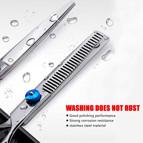 Hair Cutting Scissors Kits,Victory Stainless Steel Hairdressing Shears Set Thinning/Texturizing Scissors Professional Barber/Salon/Home Shear Sets
