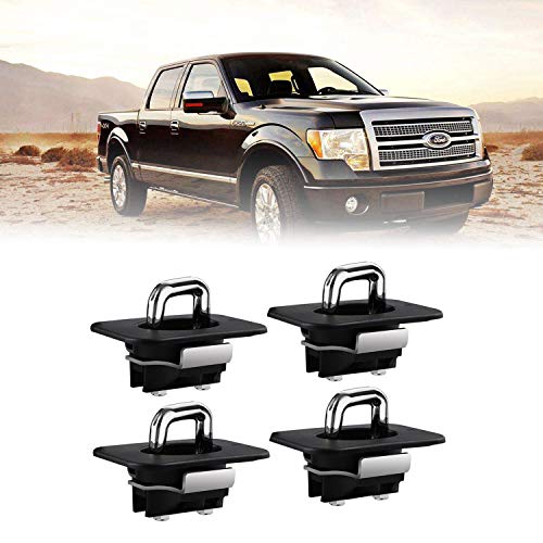 Dibanyou 4pcs 4001XT Tie Down Anchors Truck Bed Side Wall Anchors Fits