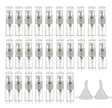 TableRe 30Pcs Mini Clear 2ml Atomizer Plastic