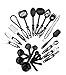 24 Piece Kitchen Utensil Set - Heat Resistant, Comfortable Ergonomic Design, Dishwasher Safe - PVC and BPA Free - Gift Box Package - By HomEquip