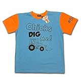 Funny Boys Tractor Shirt by Blippi - Chicks Dig Me! (3T)