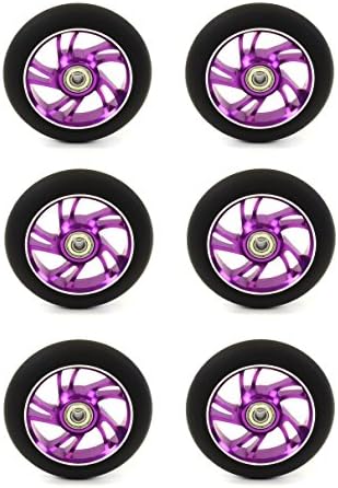 Mayhem Scooter Wheel 5 Double Spokes Abec 9 Bearings (2 Wheels) PURPLE