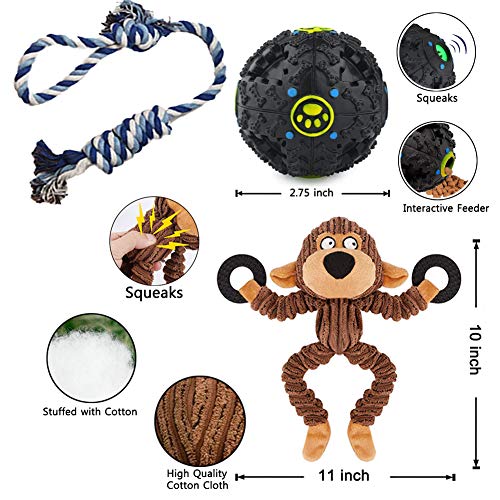 Puppy Starter Kit,12 Piece Dog Supplies Assortments,Set Includes:Dog Toys | Dog Bed Blankets | Puppy Training Supplies | Dog Grooming Tool | Dog Leashes Accessories | Feeding & Watering Supplies