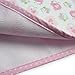 MyKazoe Waterproof Bassinet Play Yard Pad & Lap Pads - Set of 3 (Pink Elephant)