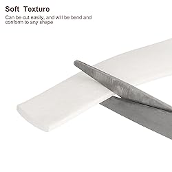 uxcell Silicone Foam Seal Strip, 0.12" x 1" x 16.4