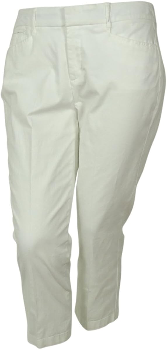 slimming white pants