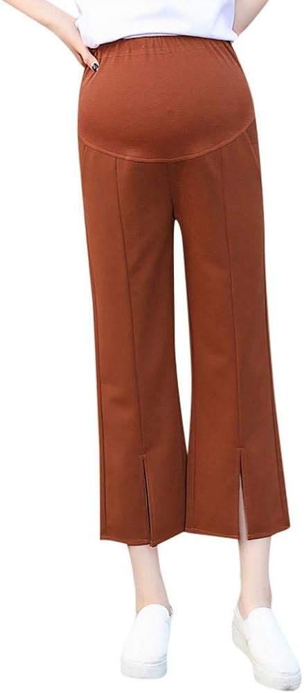 Maternity Trousers,Zerototens Pregnant Women High Waist Over-Bump Pregnancy Trousers Casual Work 