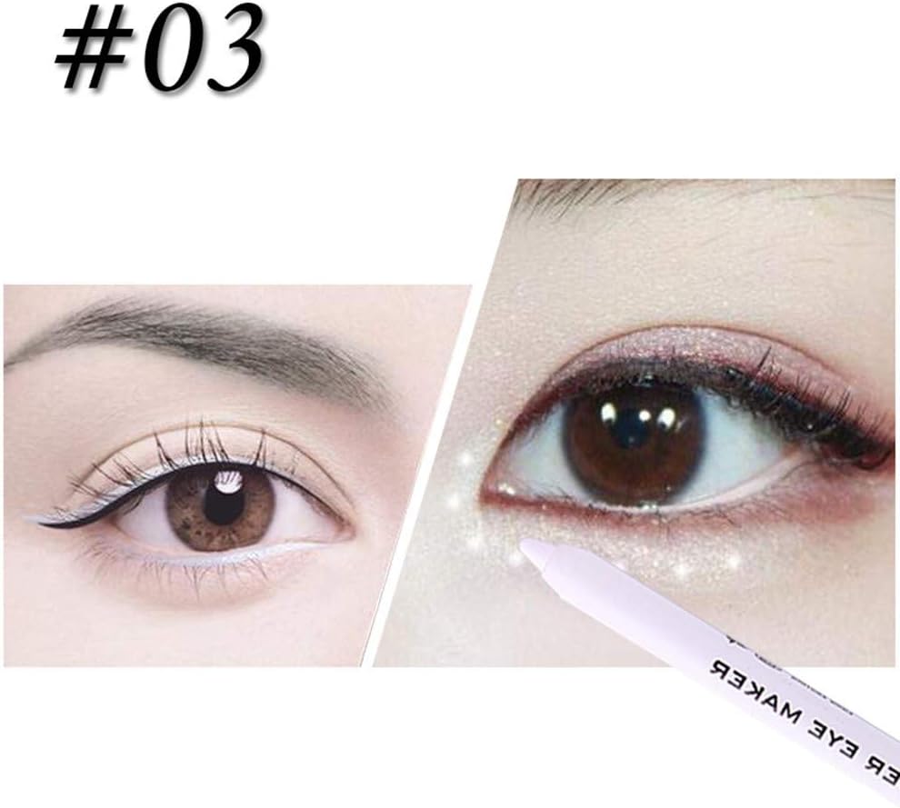 MISS ROSE 6 Colors Waterproof Makeup Cosmetic Eye Liner Pencil Eyeliner Pen