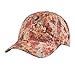 Kenmont Lady Corduroy Cotton Floral Baseball Cap (Red)
