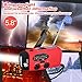 GREATONE Weather Radio, Emergency Hand Crank Self Powered Portable Camping AM/FM NOAA Solar Weather Radio with LED Flashlight, 1000mAh Power Bank for iPhone/Smart Phone 088 (red)