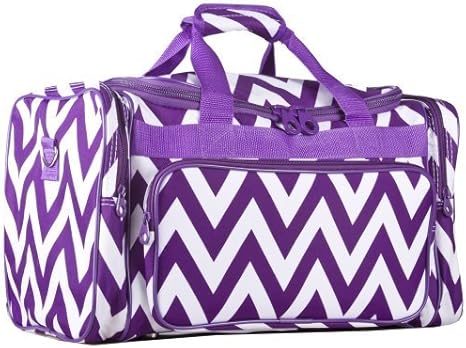 chevron duffle bag