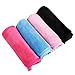 LU2000 Pack of 4 Nano Towels Makeup Remover, Cosmetics Microfiber Face Cloths Soft Clean Towel Special Face Erase 4 Color