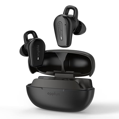 eppfun Hybrid Active Noise Cancelling Wireless Earbuds, Qualcomm