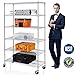 Payhere 6-Tier Heavy Duty Wire Shelving Unit - 4800 LBS Capacity, NSF Certified Metal Rack w/Wheels, Adjustable Storage Organizer for Garage/Restaurant/Kitchen (72