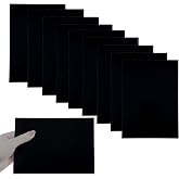 HXymxkeqi 10PCS 5052 Black Anodized Aluminum Sheet 5x7 Inch 0.8mm CNC Machining Grade Metal Stock for Enclosures Robotics Prototyping