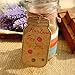 G2PLUS Kraft Paper Gift Tags, Blank Bottle Tag, 100PCS Vintage Mason Jar Tags Canning Labels, Brown Hangtags with Natural Jute Twine for DIY and Craft, Canning Jars and Party Favors