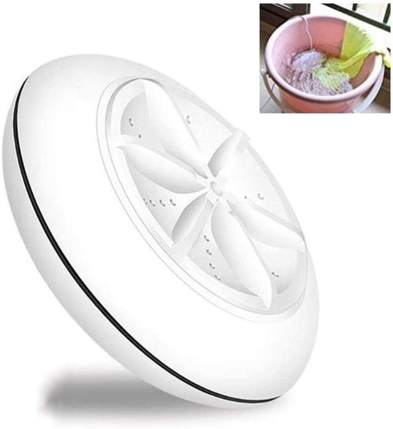 Prakal Ultrasonic Turbine Washing Machine,Mini Washing Machine 3 in 1 Portable Personal Travelling Rotating Ultrasonic Turbine Washing Machine, for Travel and Children's Laundry