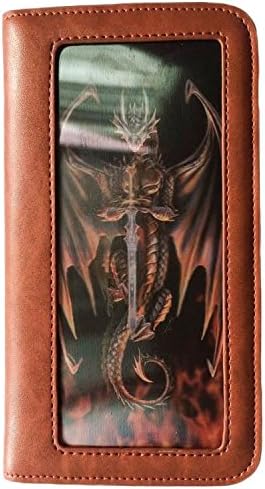 ANNE STOKES Dragon Warrior - Age of Dragons 3D Lenticular Phone Wallet Cover Case, Multicoloured