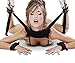 Adjustable Restraint Kit,Extra-Strength Bondage Strips Set with Neck Pad Ankle/Wrist Cuff