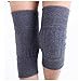 Wool Cashmere Knee Brace Pads Winter Warm Thermal Knee Compression Sleeve for Women Men,Gray,2-Per Pack(1 Pair)
