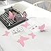 YINGKAI Mariposa in Gossip Girl 12pcs/Pack PVC 3D Decorative Butterflies Removable Wall Art Sticker for Home Decor and Wedding Party Decoration (Pink)