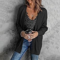 ADJHDFH Sweater Dresses For Women 2023 Cardigan For