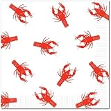 Crawfish Luncheon Napkins (2-Ply) (16/Pkg)