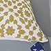 Decorative Pillow Cover Golden Palm 12x20 Lumbar Pillow Cushion Cover Oil Yellow Trellis Mina Throw Pillow Case Dark Mustard Yellow/Ochre Gold Color 1 pc Cotton Canvas 30x50cm