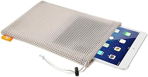 SRY for iPad protection HAWEEL Nylon Mesh Pouch Bag with Stay Cord for iPad Air 2 &amp; 1 / iPad 4 / 3 / 2 / 1, Size: 29cm x 19cm simple &amp; fashion ( Color : Grey )
