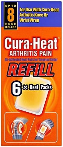 3 x Cura-Heat Arthritis Pain Refill 6 x Heat Packs by Cura-heat