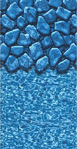 GLI 15ft x 24ft Oval Boulder 20yr Overlap Swimming Pool Liner 25 GAUGE