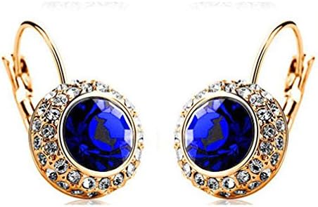 Sale At Cut-throat Prices Cheap Round Crystal Dangle Earring For Woman Gold PE001