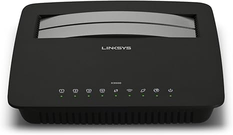 Linksys X3500 WL Concurrent Dual Gigabit Modem Router: Amazon.co.uk:  Electronics