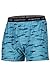 ExOfficio Men's Give-N-Go Print Boxer Shorts, Storm Blue Tarpon, Small