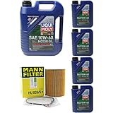 08-13 BMW M3 E90/ E92/ E93 4.0L OIL CHANGE KIT W/LIQUIMOLY 10W-60. (See Fitment Below In Product Discription)