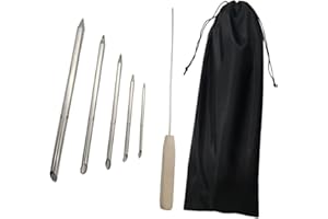 Tidevib Rope Splicing Kit 6 pcs for Stainless Steel for FID Rope Connection with Push Rod, for Winch Rope/for Dyneema Rope/Sa