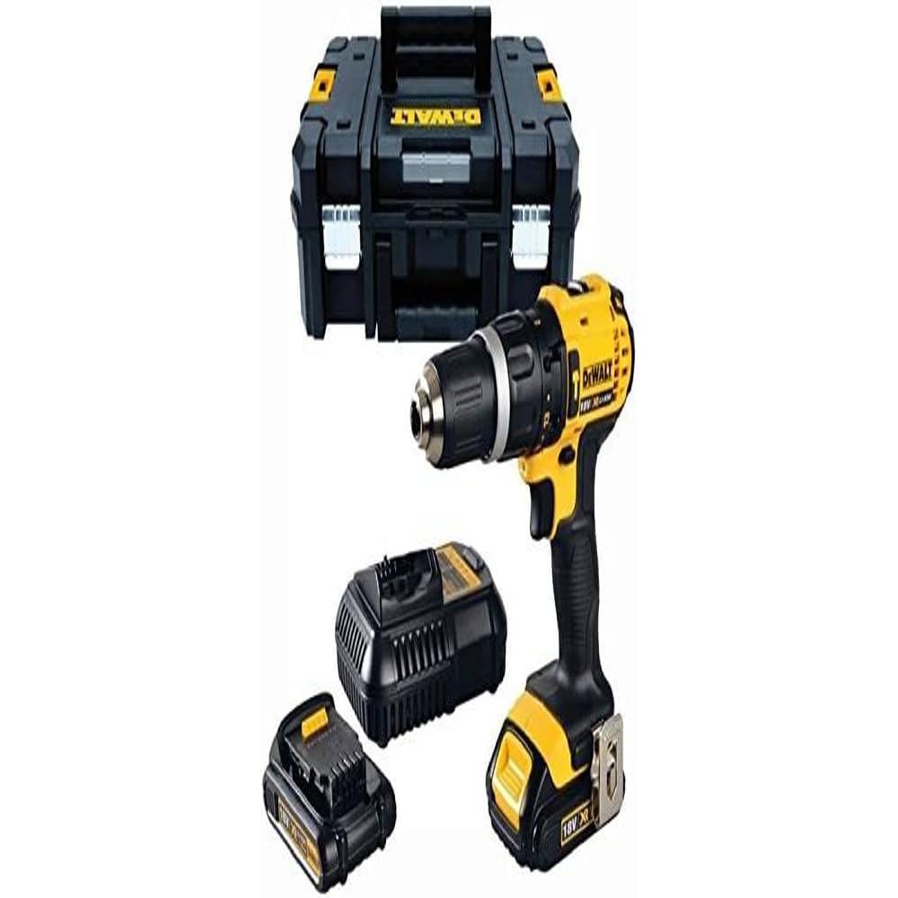DEWALT DCD776C2-QW 18V Impact Driver Compact and Ergonomic Ideal for Tight Places - 25/13mm Chuck
