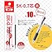 Zebra B-BR-6A-SK-R Clip-on Oil-Based Ballpoint Pen Refill, SK-0.7 Core, Red, 10 Pieces