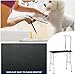 BestPet 32inch Foldable Dog Grooming Table with Adjustable Height Arm/Noose Heavy Duty Drying Table Portable Trimming Table Pet Grooming Table for Dogs Cats Black