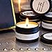 CREASHINE Magic Aromatherapy Candles Set of 6, 100% Natural Soy Wax Scented Candles, Black Tinplate Tin Travel Candle for Stress Relief Yoga Bath Relaxation Meditationthumb 4