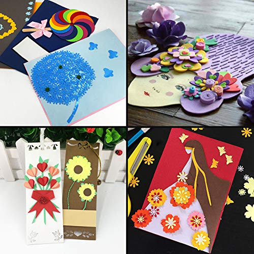 HAKACC Papierstanzer, 20 Stück Motivstanzer Set Papier Ausstanzer für Kinder DIY Scrapbook Fotoalbum Handwerk