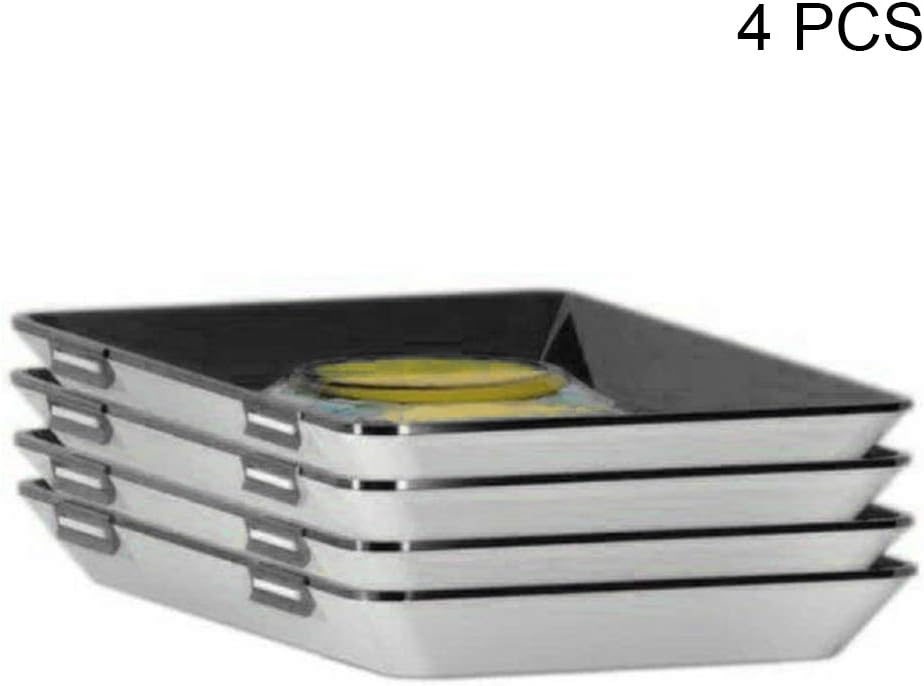 KoToTip 1/2/4Pcs Healthy Food Preservation Tray Food Preservation Plastic Container Storage Container Set Kitchen Tools