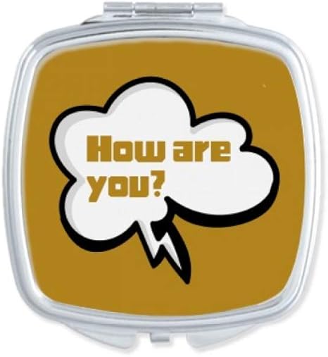 Amazon デイリーランゲージチャット ミラースクエアポータブルハンドポケットの化粧 ミラー 鏡 オンライン通販