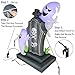 Halloween Inflatable Decorations, ZALALOVA 4.5Ft Halloween Inflatable Ghosts and Tombstones Blow Up Outdoor Halloween Decorations Internal Blue LED Light Halloween Holiday Decorations Home Yard Garden