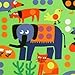 Evecase All-New Fire 7 Kids Edition Tablet Sleeve, Cute Animal Themed Neoprene Travel Carrying Slim Sleeve Case Bag w/Dual Handle and Accessory Pocket - Green w/Blue Trim