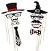 PBPBOX 52 Pieces Halloween Party Favors Photo Booth Props