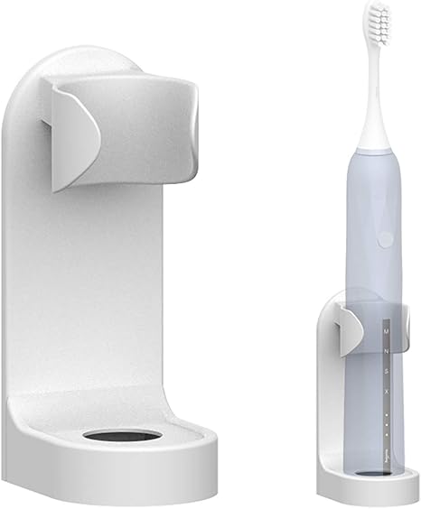 Amazon 電動歯ブラシホルダー Nincee 水たまりを防ぐ最適電動歯ブラシラック 釘はいらない 防ぐ汚れた汚れとウェット 一枚 歯ブラシスタンド ホーム キッチン オンライン通販